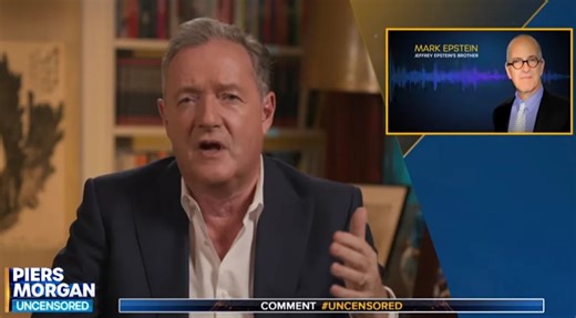 Epstein’s Brother Hangs Up On Piers Morgan in Bizarro Phoner: ‘These Are the Questions I Don’t Get Into’