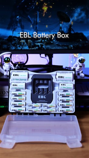 Say goodbye to bulky batteries! With our sleek AA battery adapters, you can convert AA into C or D size in seconds. Lightweight and travel-friendly—power up anywhere, anytime! 🌟#ebl #diy #hack #SmartPower #BatteryTech #ConvenientCharging | EBL Official