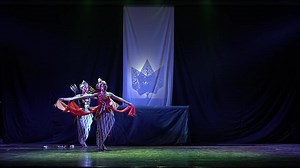 Traditional dance performance on stage