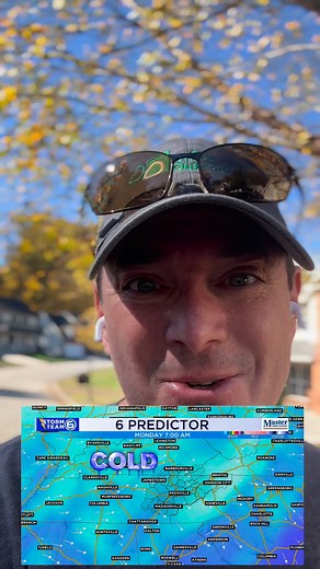 *Midday WED 11/5/25 UPDATE* -Sunny & near 70° this AFT -More sunshine & mid-upp 60s THU -MC & windy FRI with EVE/OVER rumbles -Spotty showers SAT Night-SUN am -MUCH colder SUN EVE-MON -Mtn snow/flurries SUN Night-MON -Hard Freeze TUE am #tnwx #fall #snow #Smokies | WATE Ken Weathers