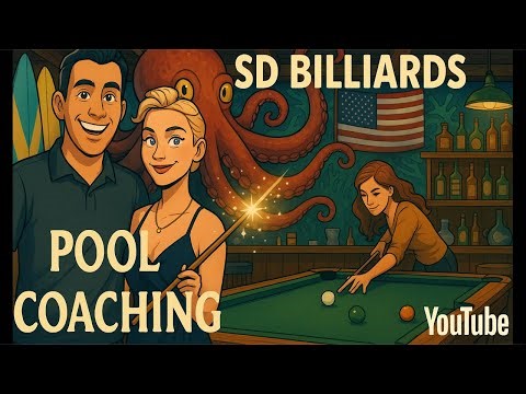 🔥Couples Pool Coaching at The Kraken! | Magic, Tricks & Bar Vibes 🎱🍹🐙🇺🇸🌊