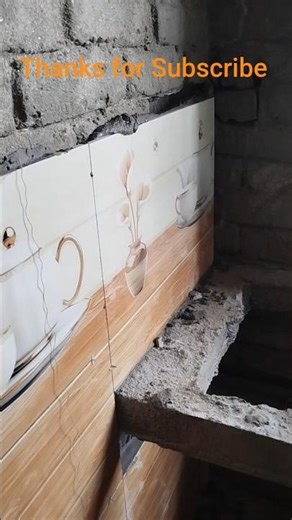 kitchen tiles installation #tiles #shorts #tilesfitting
