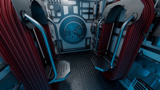 Scientists share first look at underwater habitable steel base