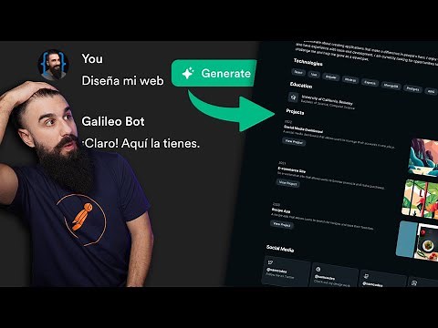 Esta IA diseña tu WEB o APP