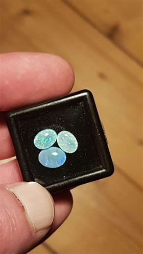 Set of 3 Opal Triplets From Coober Pedy, Australia, 2.9 Ct, Jewelry Making, Collecting, Crystal Healing - Etsy