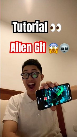 Tutorial Ailen👽 GIF 👈 #trend 👀😳 #tutorial #tutorials #backstage #lol #shorts #magic