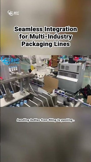 High-Speed Robot Case Packer for Glass Bottles: No Breakage