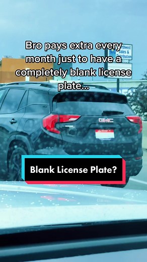 Have you ever seen a blank license plate like this? Not sure how this is even legal… #Idaho #Boise #BlankPlates #Geocaching #Geocache #CacheMeIfYouCan