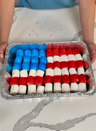 652K views · 6.7K reactions | easy patriotic dessert (perfect for Memorial Day or July 4th!) this flag s'more's dip is so good y'all! | Kristin's Friends | Facebook