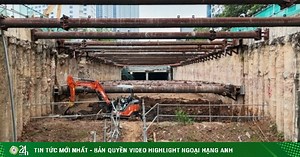 Robot đào hầm tuyến đường sắt Nhổn - Ga Hà Nội sẽ vận hành trong quý II/2024