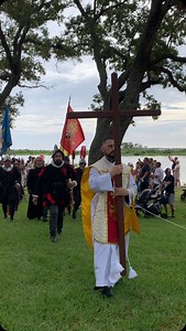 St. Augustine is celebrating 459 Years! Video shows the Founder’s Day Landing Re-enactment on Sept. 7, 2024 at the Mission Nombre de Dios — the spot where Don Pedro Menendez de Aviles claimed St. Augustine for Spain on Sept. 8, 1565! #staugustine #florida #landing #reenactment #foundersday #oldcity #saintaugustine #spain #ancientcity #reels #anniversary #birthday #totallystaugustine | Totally St. Augustine