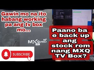 MXQ PRO 5G#How to back up stock firmware? with Tools provided ‪@afelectronicslab‬