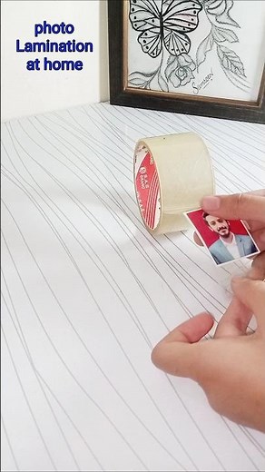 How to Laminate Photos at Home Without Machine or Money 😮#crafts #shorts #photo #diy #craftyasm