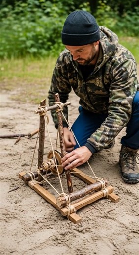 How to make a trap Catch food fast #survival #wildliferescue #camping