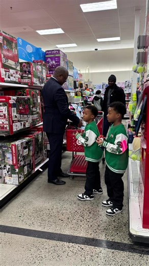 Spreading joy at one of our favorite holiday events of the season. Last night, Chief Hooley and members of Boston EMS joined Boston Police Department (Official), Boston Fire Department, Massachusetts State Police, and other public safety agencies for the annual Shop With a Cop event at Target. | Boston EMS (Emergency Medical Services)