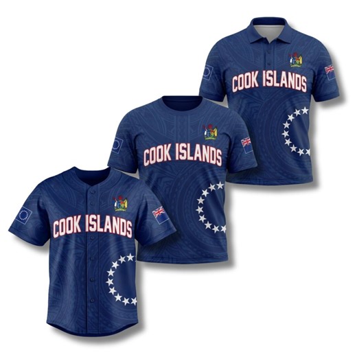 Cook Islands Shirt Bundle Baseball Jersey T Shirt Polo Flag Fan Gift - Etsy