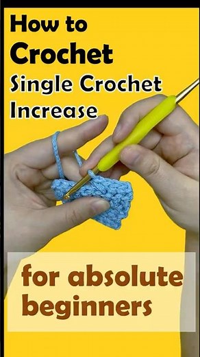 How to Increase Single Crochet Stitches (sc inc) - Beginner's Guide#crochettutorial