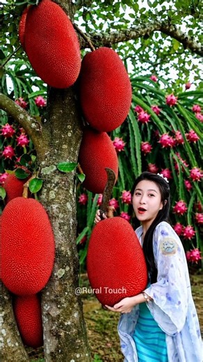 Beautiful nature with rural life –harvest fresh fruits in the summer 🍒🍇🍑 #fruit #shorts #yammy