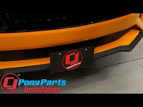 2018-2022 Mustang License Plate Bracket STO N SHO Without Performance Package Installation