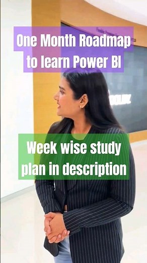 One Month Roadmap to learn Power BI