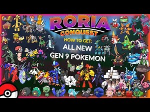 How To Get All New Gen 9 Pokémon In Roria Conquest! | Pokémon Brick Bronze