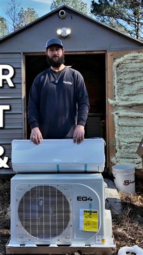 DIY EG4 R32 Solar Mini Split Installation | Full Walkthrough Signature Solar https://signaturesolar.com/?ref=TaddyDigest Special Discount Code TADDYDIGESTGET50 #MiniSplitInstall #SolarHVAC #HVACTech #HybridMiniSplit #solarminisplit | Tad Fuller