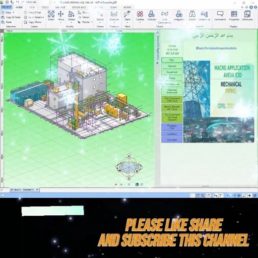 Bismillah : Aveva E3D Application With Microsoft Visual Studio C#.