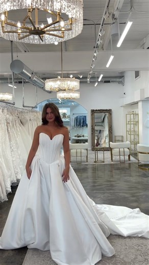 She’s dramatic. She’s romantic. She’s got that old-world magic with a modern twist. If you’re craving a gown that feels like wearable art, you’re looking at her. Send this to someone who’d rock a regal look like this! #dramaticweddinggown #luxuryweddinggown #romanticweddinggown #weddingdressgoals #elegantweddinggown #beautifulweddingdress #clevelandwedding #clevelandohio #lakewoodohio #ohiobride #westlakeohio #ohioweddings #clevelandweddings #northeastohio #ohiobrides #lilianabridal