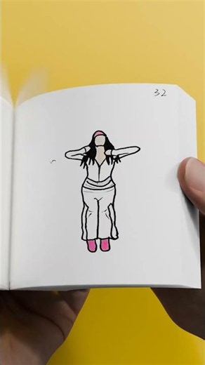 Pinky Up Dance Katseye Flipbook 💃📖✨ Hyper Flipbook Animation