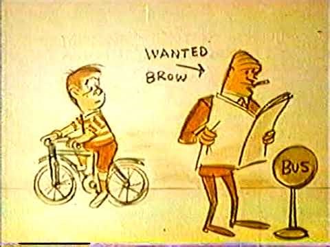 1961 Dick Tracy cartoon Crimestopper Tips collection, intro & outro