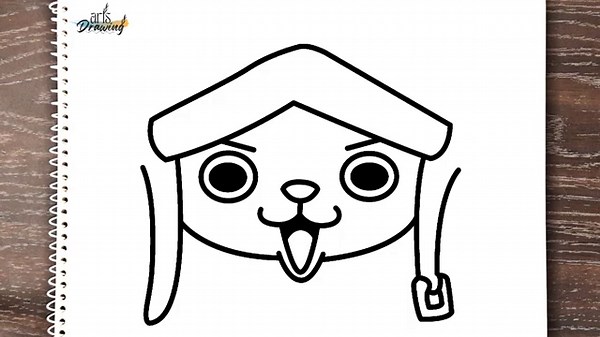 How to draw Chopper from One Piece step by step