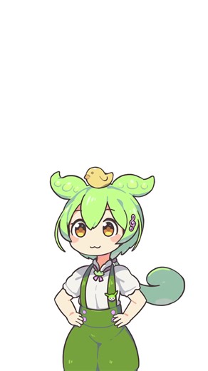 ずんだもんとキリル文字の楽しいコラボ
