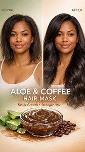 Coffee hair mask to boost growth and strength. #hairgrowth #hairmask #coffeeforhair #healthyhair | ALC Glowlab