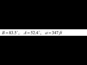Solving Oblique Triangles: Law of Sines and Law of Cosines 10