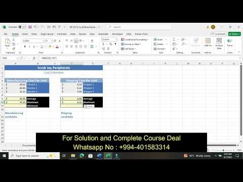 New Perspectives Excel 2019 Module 3 SAM Project 1a | Scrub Jay Peripherals