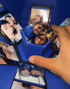 New Exploding box. colour can be changed accordingly. whatsapp on 57697623 for more details. | Surprise Events Gifts Ltd - Crafts, Party & Wedding Designer