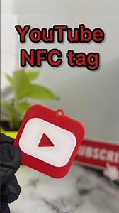 3D Printed YouTube NFC Tag | Tap to Subscribe! #3dprinting #asmr #satisfying #shorts