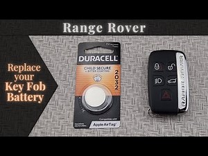 Replace a Range Rover 2011-2018 Key Fob Battery