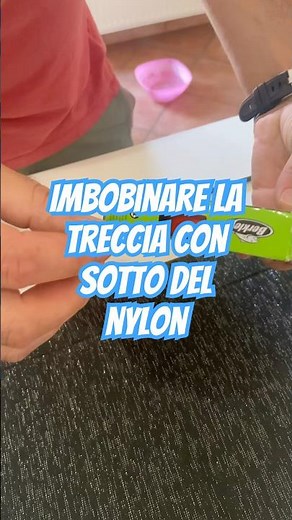 Imbobinare la treccia sul mulinello con fondo in nylon #perte #foryou #tutorialpesca #fish #fishing