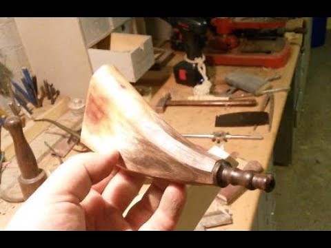 Flat powder horn making pt1