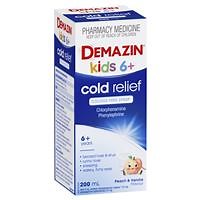 Buy Demazin Kids 6  Cold Relief Colour Free Syrup 200ml online at Chemist Warehouse