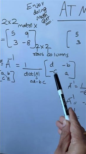 Matrices:Inverse of a 2*2 Matrix