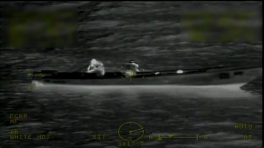 Footage of pirates attacking US Navy ship