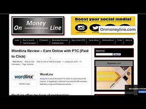 Wordlinx Review - Earn Online with PTC - Onmoneyline