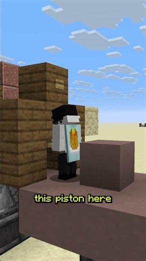 I overengineered a 1x1 piston door. #cursedredstoneideas #minecraft #cowcapz