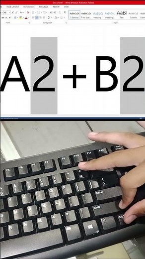 Tekan CTRL + SHIFT + + di Keyboard Langsung Jadi Pangkat
