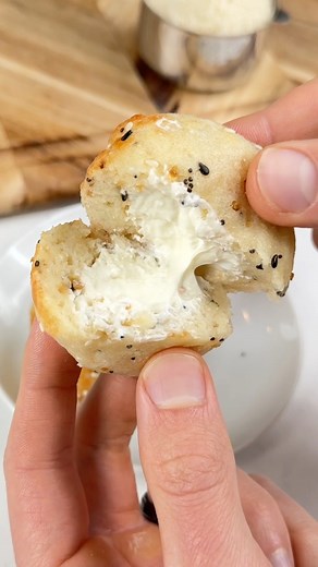 5.1M views · 71K reactions | Stuffed Everything Bagel Bites 說 | Keto Snackz | Facebook