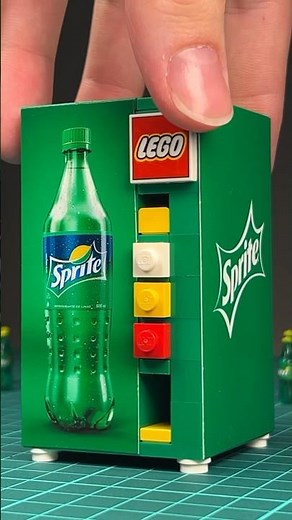 Working Lego Soda Vending Machine #lego