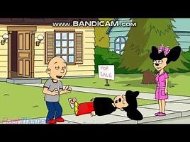 Classic Caillou breaks Mickey's leg and gets grounded
