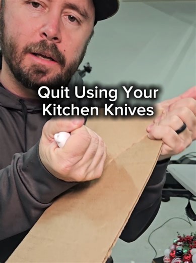 By far the sharpest box cutter I've ever seen. #boxcutter #boxopener #